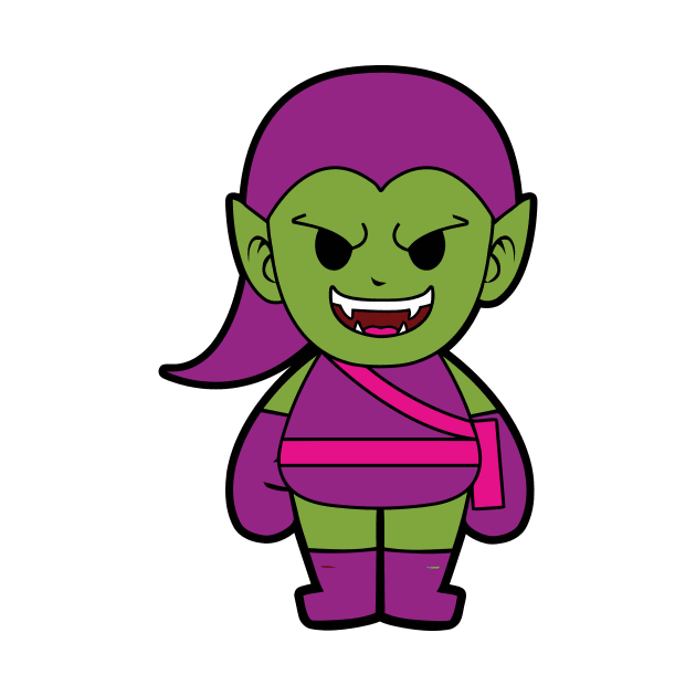 Green Goblin Chibi by untitleddada