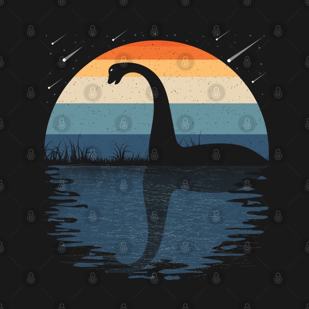 Nessie Retro Sunset by Tesszero