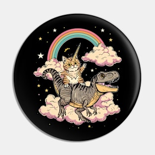 Cat Dinosaur Prophecy Pin