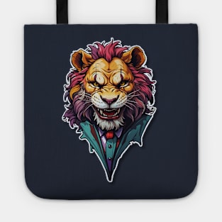 Evil Grin Lion Tote