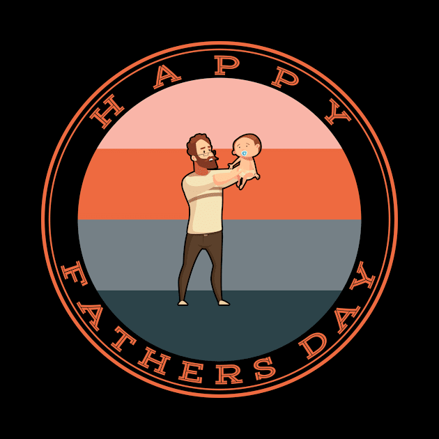 happy fathers day vintage by BeDesignerWorld