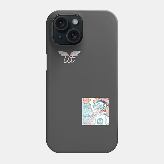 LitQ - Anime Art Style smoke weed basketball inspired print Phone Case by LitQ