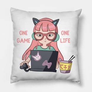 Game girl Pillow