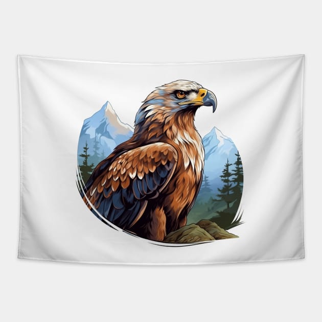 Golden Eagle Tapestry by zooleisurelife