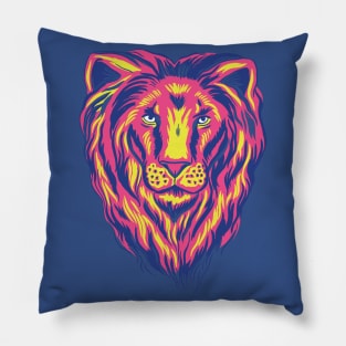 Colorful Lion Pillow
