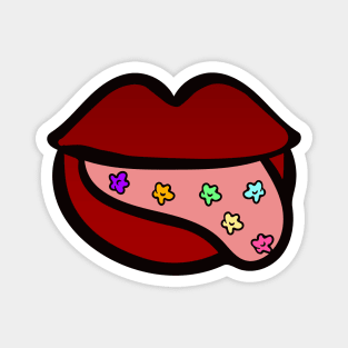 Konpeito Candy on My Tongue Magnet