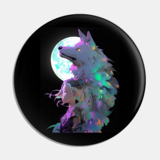 Wolf girl Pin