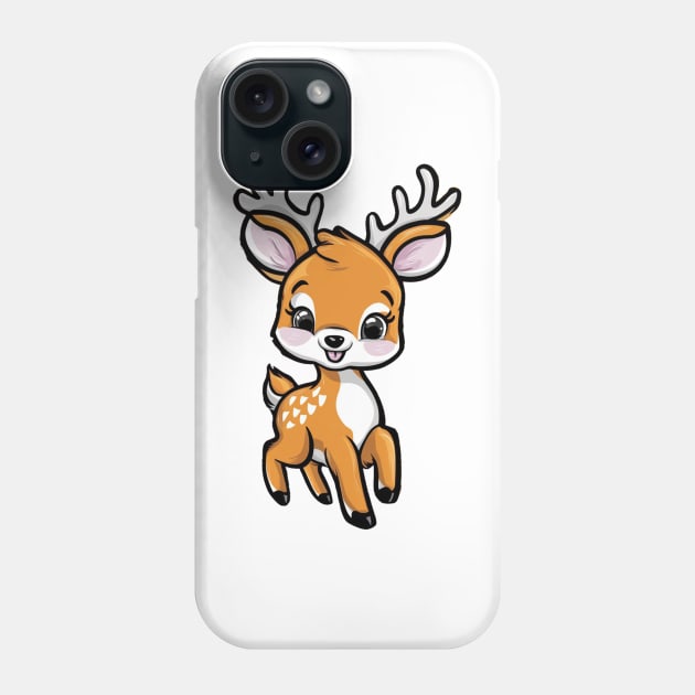 Baby Deer Cute Phone Case by alby store