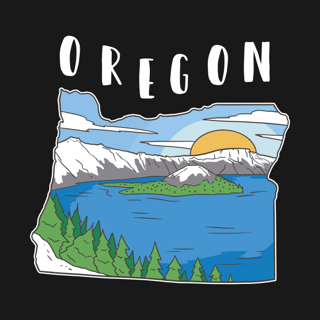 Oregon Nature Landscape Mountains by SunburstGeo