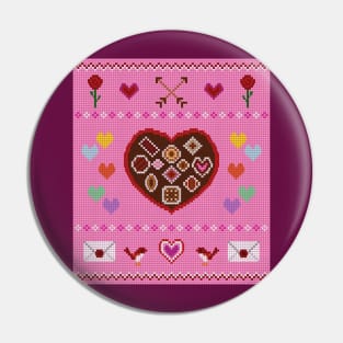 Valentine’s Day Knit Pin