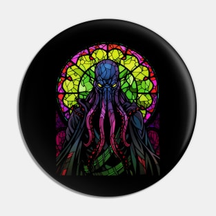 Stained Glass Mindflayer Pin