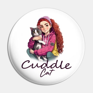 Cuddle Cat Pin