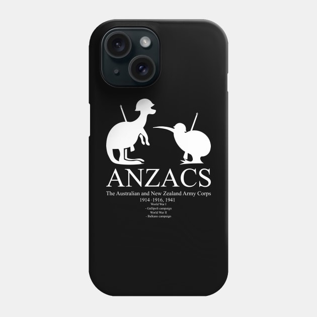 ANZAC Australian and New Zealand Army Corps 2A - Gallipoli Campaign Phone Case by FOGSJ