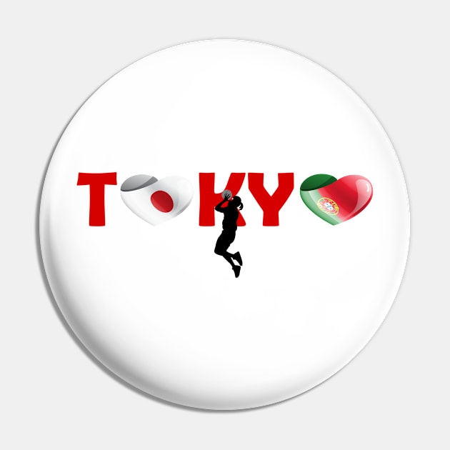 Basketball in Tokyo - team Portugal (PT) Pin by ArtDesignDE