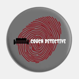 Couch Detective Logo Pin