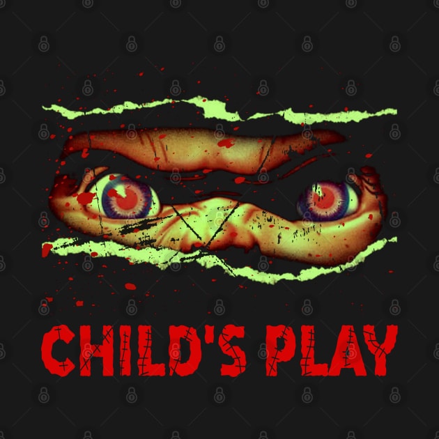 Playtime Is Over Child's Play Vintage Horror Shirt by MilanVerheij Bike