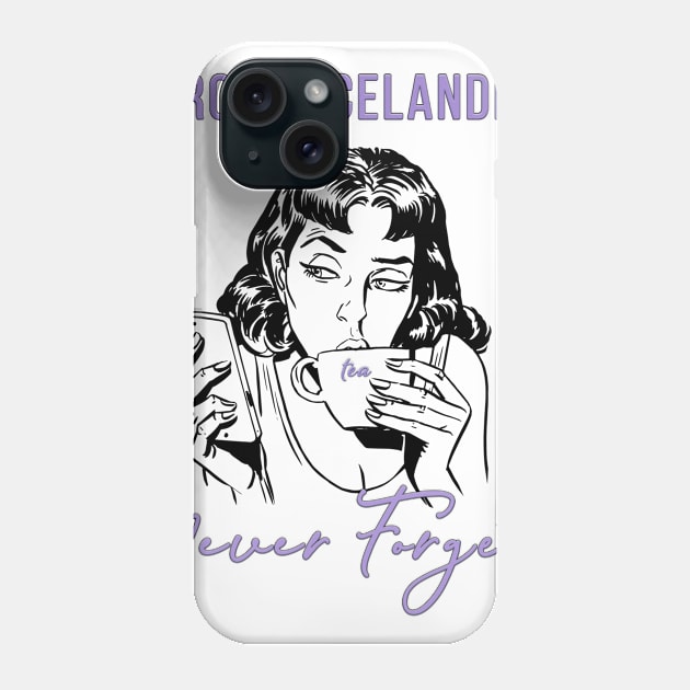 Romancelandia Never Forgets - Lavender Phone Case by MemeQueen