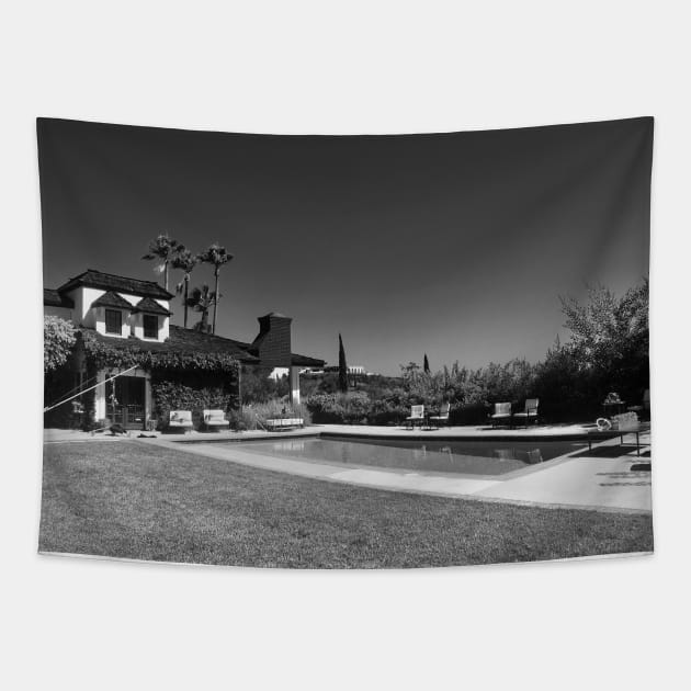 Hollywood Hills, Film Set. California Tapestry by SoCalDreamin