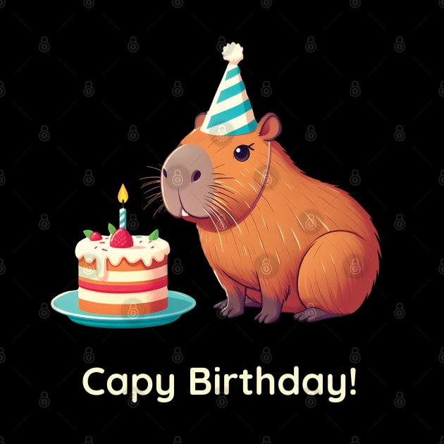 Capy Birthday by ThesePrints