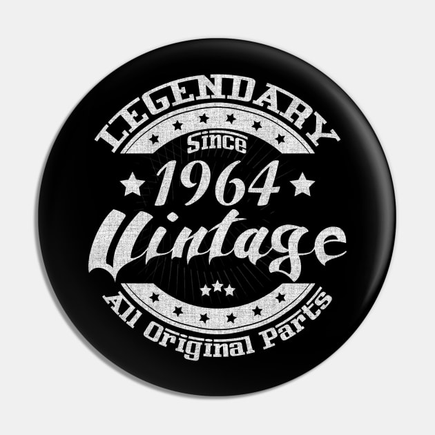 Legendary Since 1964. Vintage All Original Parts Pin by FromHamburg