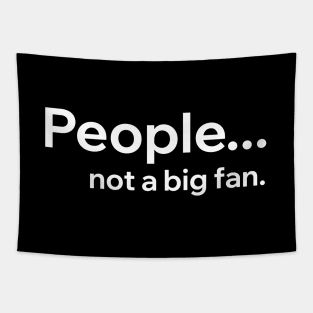 People Not A Big Fan Tapestry