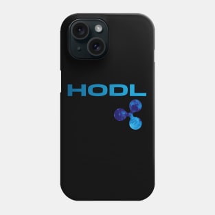 HODL, ripple, XRP, To the moon Phone Case