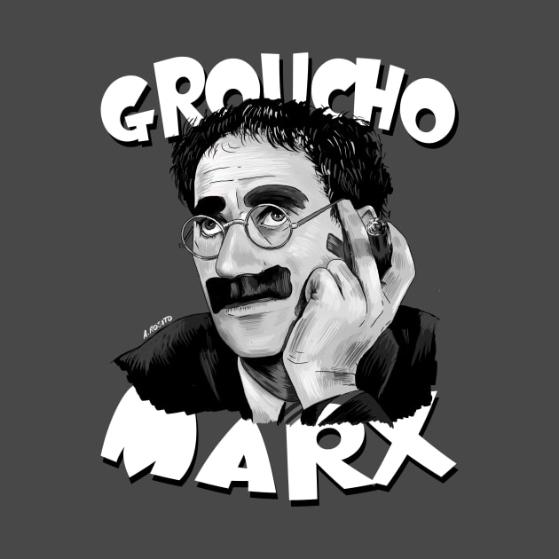 Groucho Marx Illustration by Burro by burrotees