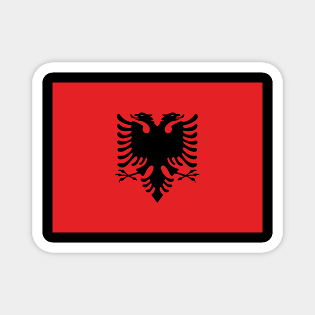 Albania Magnet by Wickedcartoons