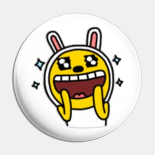 KakaoTalk Friends Muzi (Ecstatic) Pin