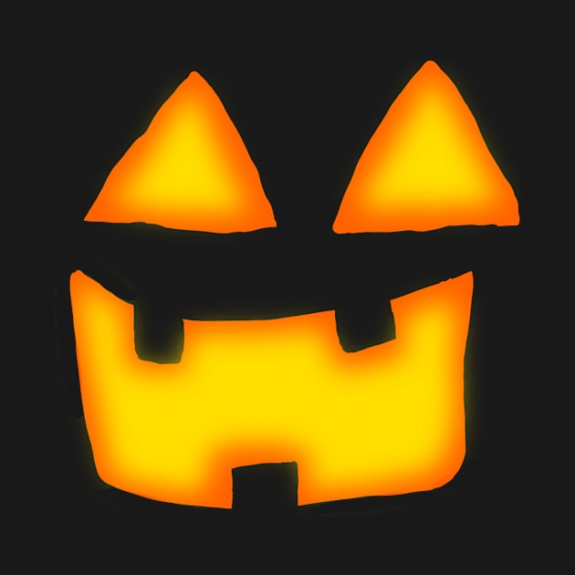 Glowing Happy Jackolantern face 01 by Eric03091978