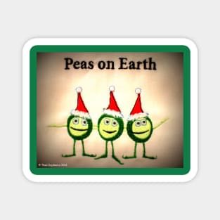 Peas on Earth Magnet