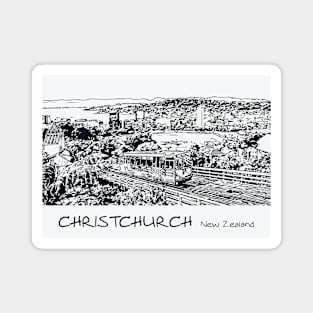 Christchurch New Zealand Magnet