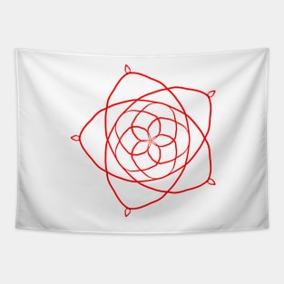 Spiral Rose Tapestry