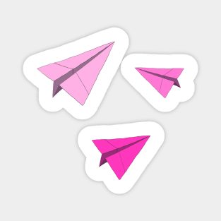 Paper Planes Sticker Pack Pink Magnet