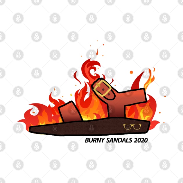 Bernie Sanders Burny Sandals 2020 President by felixbunny