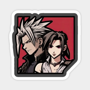 Cloud Strife and Tifa Lockhart (Final Fantasy 7) Magnet