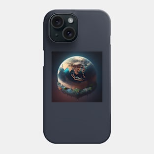 blue earth and sky Phone Case