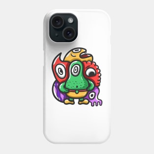 Alien Monster Doodle Phone Case