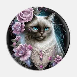 Flawless Ragdoll Cat Pin