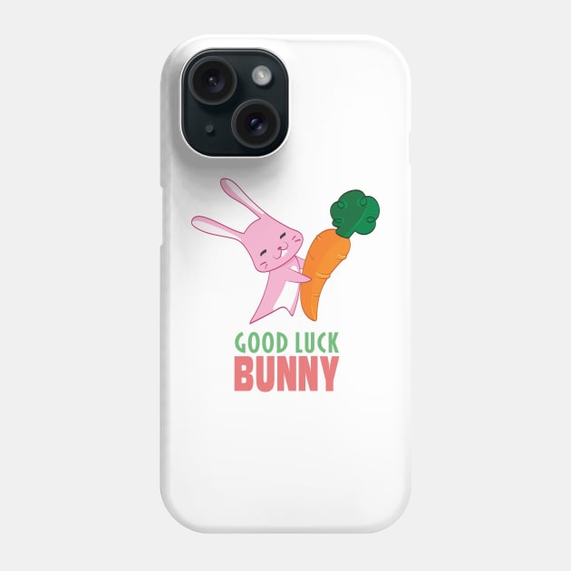 Good Luck Bunny Phone Case by Anicue