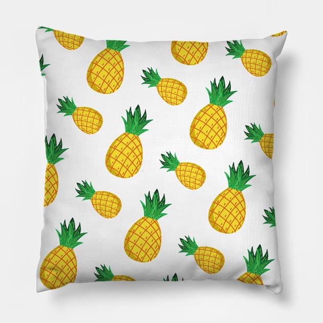 Pineapple Pillow by Pattern Art