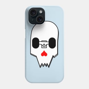 Broken Skateboard Skull Phone Case