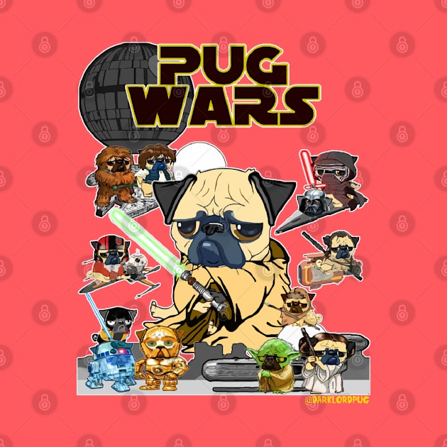 Pug Wars by darklordpug