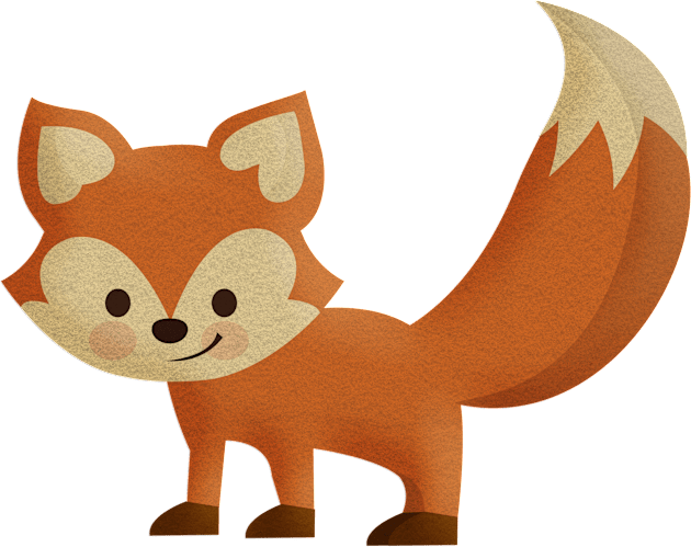 Cute Fox Kids T-Shirt by vladocar