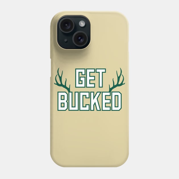 Get Bucked - Cream Phone Case by KFig21