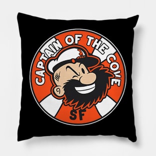 Brandon Belt Captain Of The Cove Pillow