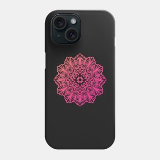 Rainbow Mandala Pink Phone Case