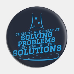 Chemist & Their Solutions Pin