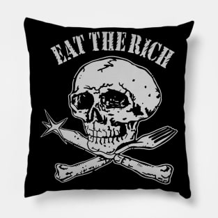 eat the rich Pillow