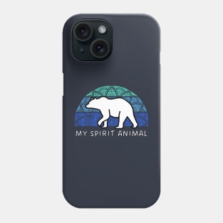 Boho Bear Spirit Animal Phone Case